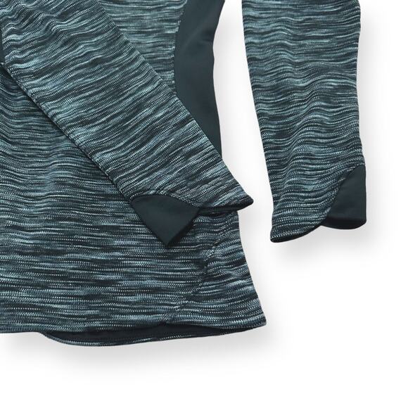 COLUMBIA Running Top Half Zip Track Jacket Moisture Wick Active Teal Medium - Picture 8 of 11